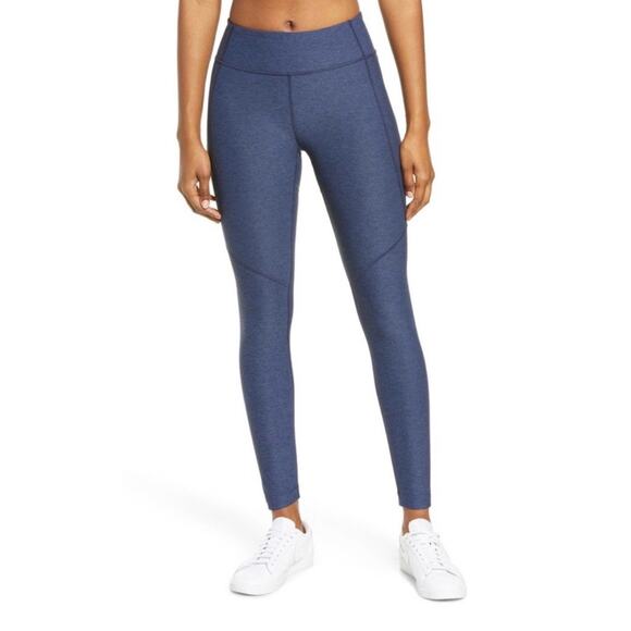 Outdoor Voices 7/8 Warmup Leggings Blue Sz XL Activewear Athleisure Compression - Picture 1 of 8